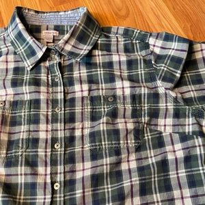 Carhartt Womens Button Shirt Sz XL 16-18 Plaid